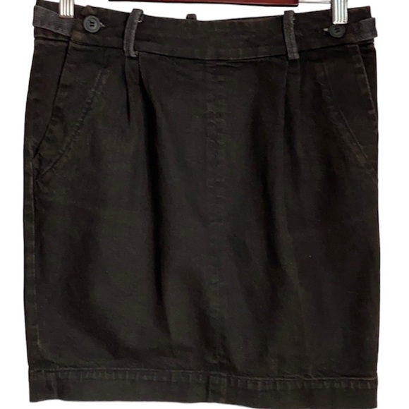 DIESEL BLACK DENIM SKIRT - Picture 1 of 11